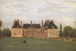 Jean Baptiste Camille  Corot Rosny,the Chateau of the Duchesse de Berry (mk05) oil painting image